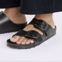 Load image into Gallery viewer, BIRKENSTOCK ARIZONA BIG BUCKLE (NARROW) BLACK