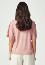 Load image into Gallery viewer, UNTOUCHED WORLD CAMILLE V TEE ROSEWOOD