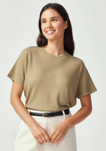 Load image into Gallery viewer, UNTOUCHED WORLD HAZE KNIT TEE ALOE