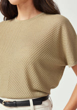 Load image into Gallery viewer, UNTOUCHED WORLD HAZE KNIT TEE ALOE