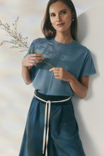 Load image into Gallery viewer, UNTOUCHED WORLD HAZE KNIT TEE MOONSTONE