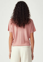 Load image into Gallery viewer, UNTOUCHED WORLD HAZE KNIT TEE ROSEWOOD