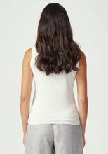 Load image into Gallery viewer, UNTOUCHED WORLD ARLEE SINGLET WHITE LINEN