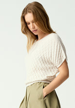 Load image into Gallery viewer, UNTOUCHED WORLD HANNAH TEE ECRU