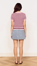Load image into Gallery viewer, MINK PINK CALLA KNIT TEE ROSE/PINK STRIPE