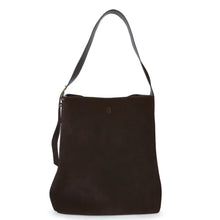 Load image into Gallery viewer, KATHRYN WILSON TOBI TOTE CHOCOLATE SUEDE