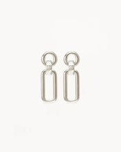 Load image into Gallery viewer, BY CHARLOTTE SILVER SHIELD DROP EARRINGS