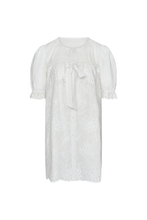 Load image into Gallery viewer, COMMONPLACE AFTERNOON SWIM PUFF SLEEVE DRESS BRODERIE