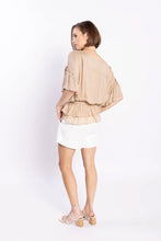 Load image into Gallery viewer, LOUGHLIN BROOKE BLOUSE BEIGE