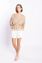 Load image into Gallery viewer, LOUGHLIN BROOKE BLOUSE BEIGE