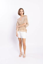 Load image into Gallery viewer, LOUGHLIN BROOKE BLOUSE BEIGE