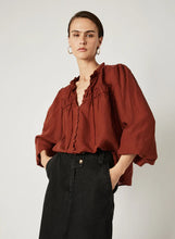 Load image into Gallery viewer, ESMAEE MANDY BLOUSE CHESTNUT
