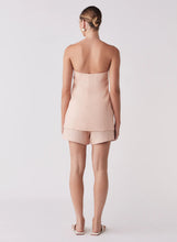 Load image into Gallery viewer, ESAMEE PORTSEA BANDEAU TOP PEACH
