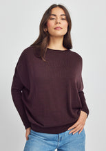 Load image into Gallery viewer, UNTOUCHED WORLD MIRA SWEATER NOIRBERRY