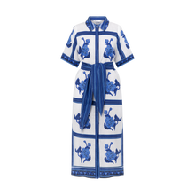 Load image into Gallery viewer, ZOE KRATZMANN ROAM DRESS AZURE COLLAGE
