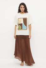 Load image into Gallery viewer, MON RENN ESSENCE TEE ABSTRACT PAINTERLY