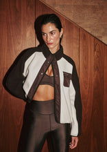 Load image into Gallery viewer, P.E NATION TAKE OVER JACKET COFFEE/WHISPER WHITE