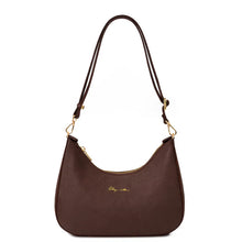 Load image into Gallery viewer, KATHRYN WILSON BELLE BAG ESPRESSO PEBBLE
