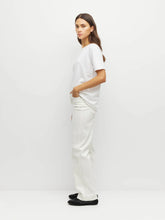 Load image into Gallery viewer, JHL BY JULIETTE HOGAN CREW CASHMERE TEE WHITE