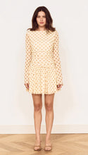Load image into Gallery viewer, MINK PINK SOLEIL DROP WAIST MINI DRESS BUTTER SPOT