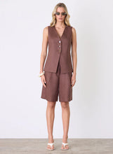 Load image into Gallery viewer, ESMAEE MARSEILLE VEST TOP ESPRESSO