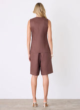 Load image into Gallery viewer, ESMAEE MARSEILLE VEST TOP ESPRESSO