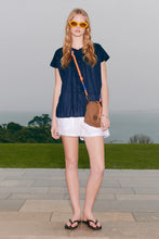 Load image into Gallery viewer, KAREN WALKER ADVENTURE POUCH CHOCOLATE