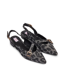 Load image into Gallery viewer, KATHRYN WILSON CHELSEA SLINGBACK BLACK DENIM