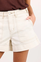 Load image into Gallery viewer, IVY + JACK KINDLY ECRU POCKET FRONT DENIM SHORTS
