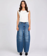 Load image into Gallery viewer, ONE TEASPOON BARREL JEANS DEEP PACIFICA BLUE