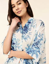 Load image into Gallery viewer, KAREN WALKER X PAPINELLE ROMANTIC FLORAL FLOWY BOXER PJS TEAL