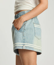 Load image into Gallery viewer, ONE TEASPOON FLIPPY DENIM SHORTS FOLKLORE EMBROIDERY