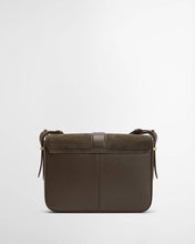 Load image into Gallery viewer, BARBOUR ROSA SUEDE & LEATHER CROSSBODY BAG OLIVE
