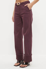 Load image into Gallery viewer, MON RENN HART CUFF JEAN DUSTY PLUM