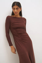 Load image into Gallery viewer, MØN RENN MILO DRESS CACAO