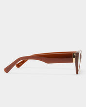 Load image into Gallery viewer, LUV LOU THE POPPY SUNGLASS CHOCOLATE