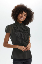 Load image into Gallery viewer, SAINT TROPEZ LILJA TOP BLACK