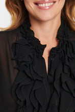 Load image into Gallery viewer, SAINT TROPEZ LILJA TOP BLACK