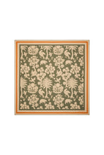 Load image into Gallery viewer, KAREN WALKER ANIMAL KINGDOM CLASSIC SILK SCARF OLIVE