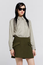 Load image into Gallery viewer, KAREN WALKER TRUE SKIRT OLIVE