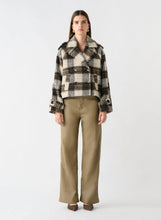 Load image into Gallery viewer, ESMAEE RIDDER COAT BROWN/GREY/CHOC