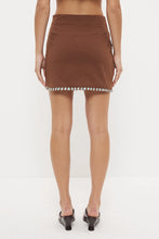 Load image into Gallery viewer, MON RENN ROCCO MINI SKIRT NUTMEG