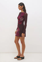 Load image into Gallery viewer, MØN RENN LIMA MINI DRESS CHERRY FLORAL