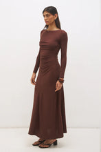 Load image into Gallery viewer, MØN RENN MILO DRESS CACAO
