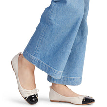 Load image into Gallery viewer, KATHRYN WILSON AUDREY BALLET STONE CALF/BLACK PATENT