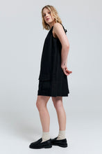 Load image into Gallery viewer, KAREN WALKER WARDIAN BOW BACK DRESS BLACK