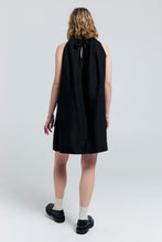 Load image into Gallery viewer, KAREN WALKER WARDIAN BOW BACK DRESS BLACK