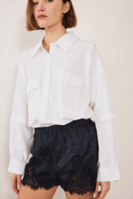 Load image into Gallery viewer, COMMONPLACE EVIE LACE JACQUARD MINI SHORT