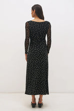 Load image into Gallery viewer, MON RENN VESPER SPOT LONG SLEEVE DRESS POLKA DOT
