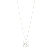 Load image into Gallery viewer, PILGRIM SILVER LOVE RECYCLED NECKLACE